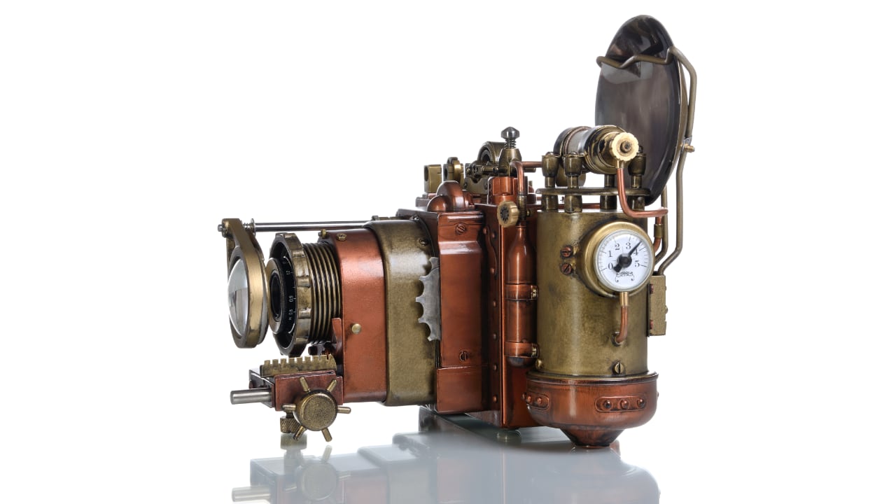 caméra steampunk